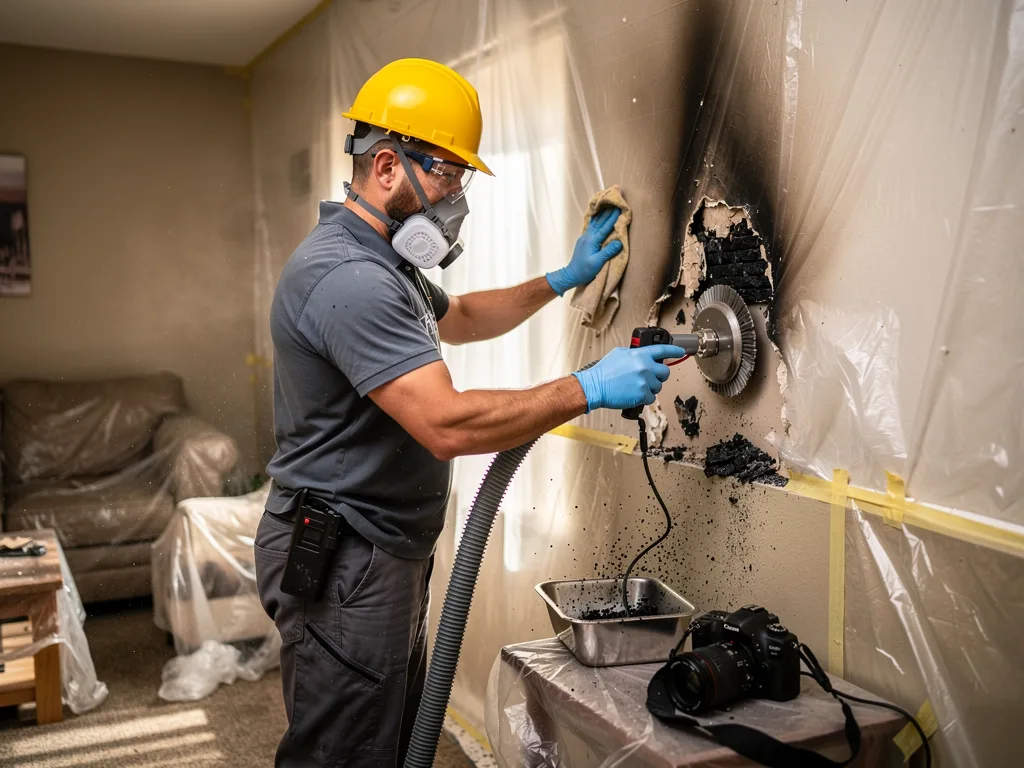 Charred Material Removal